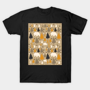 Wild pattern with bears T-Shirt